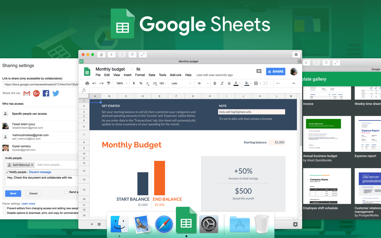 download google sheets mac