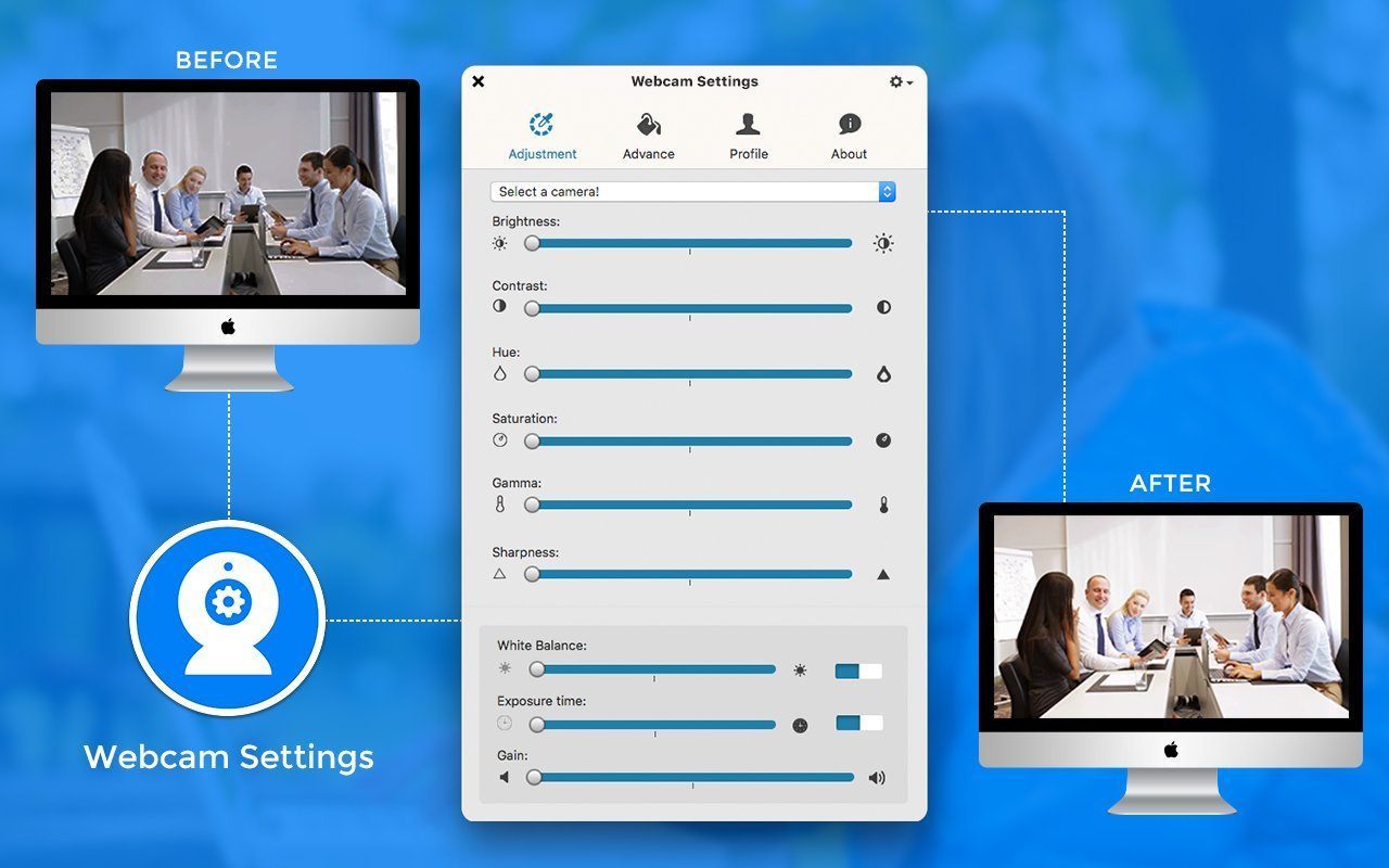 webcam settings mac alternative